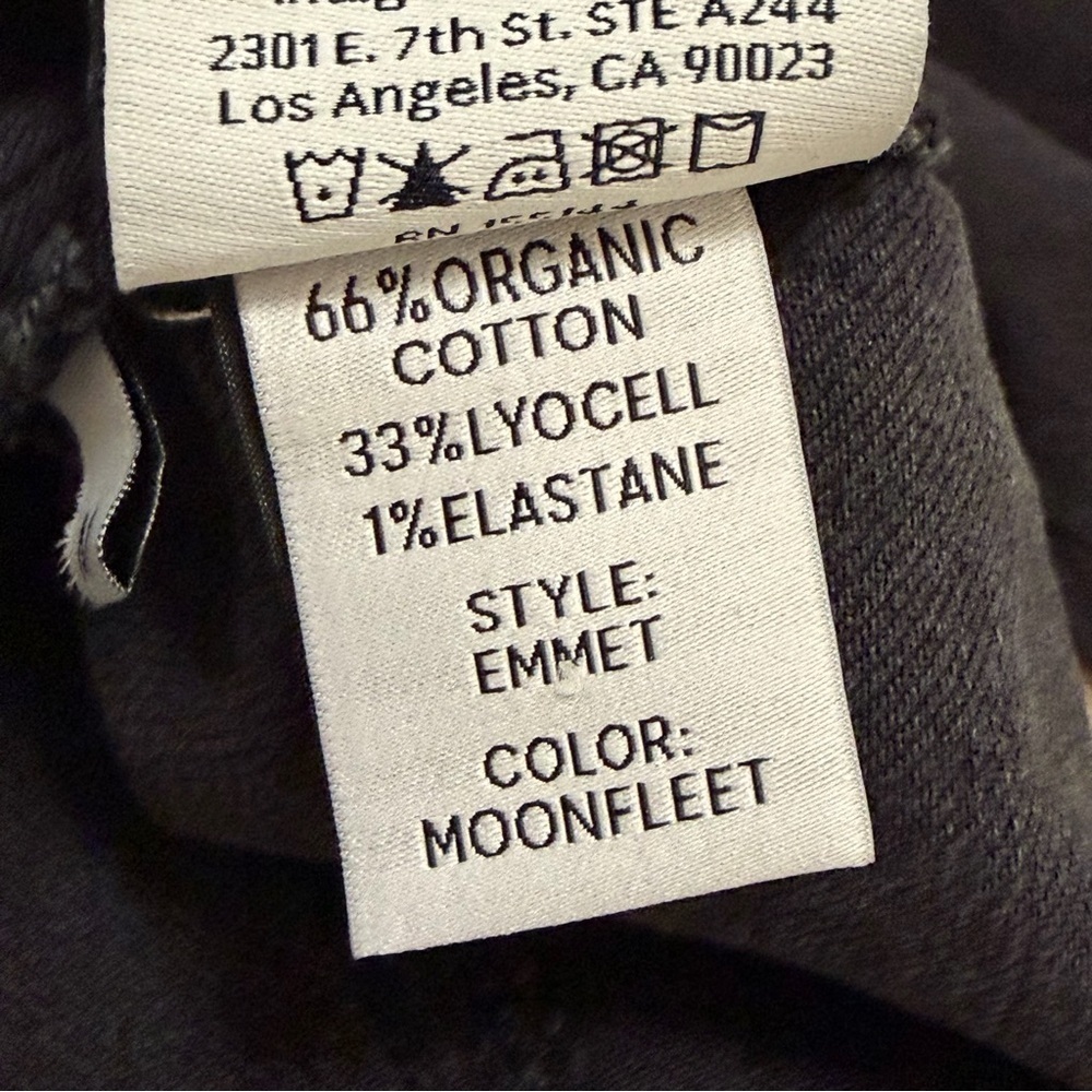 Boyish Denim Dress Womens Black Washed Gray Emmet Moonfleet Button Front Sz S - Picture 9 of 10